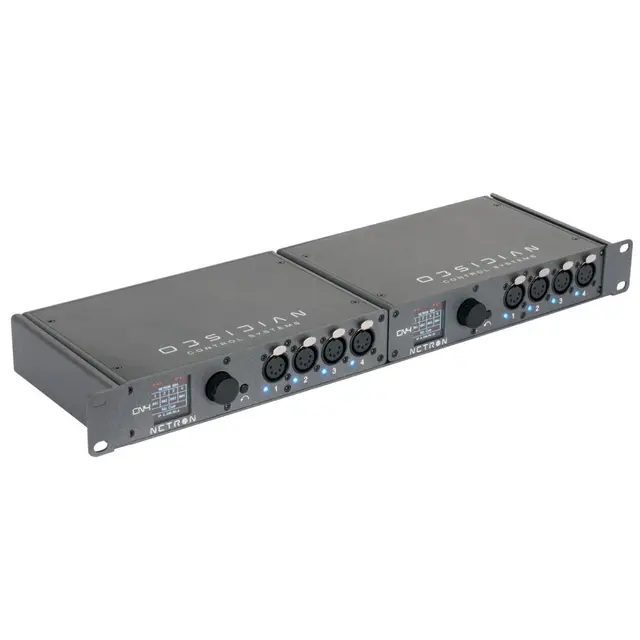 Obsidian Netron EN4 RDM, Artnet og sACN til DMX gateway 