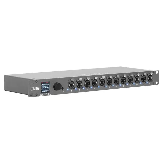 Obsidian Netron EN12-45 RDM, Artnet og sACN til RJ45 gateway 
