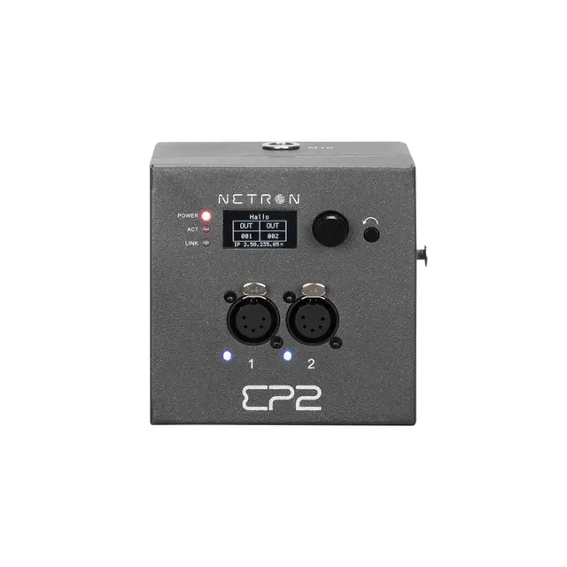 Obsidian Netron EP2 Ethernet til 2 x DMX gateway 