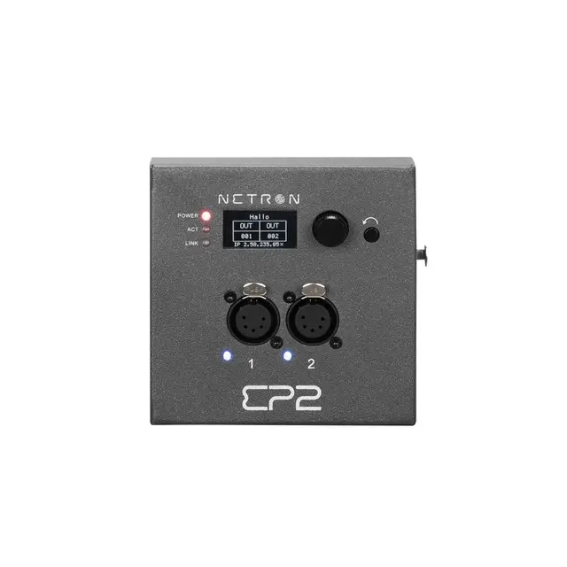 Obsidian Netron EP2 Ethernet til 2 x DMX gateway 