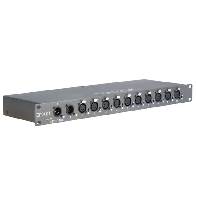 Obsidian Netron DMX10-5 10 isolerte 5pin XLR DMX-utganger 