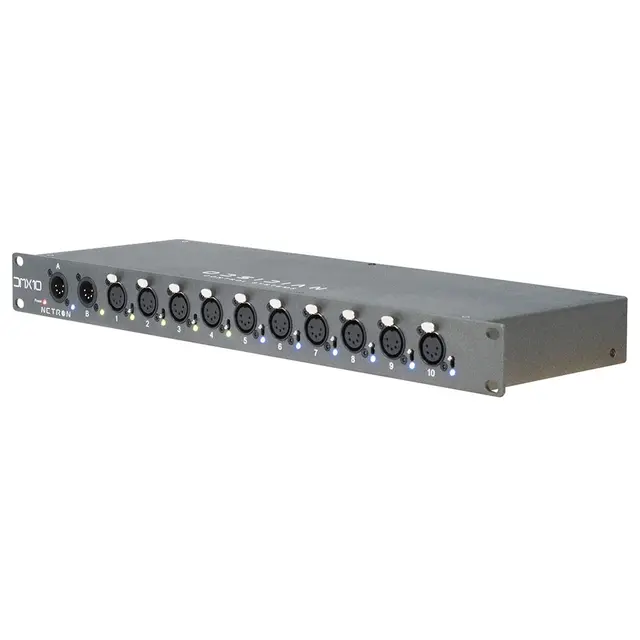 Obsidian Netron DMX10-5 10 isolerte 5pin XLR DMX-utganger 