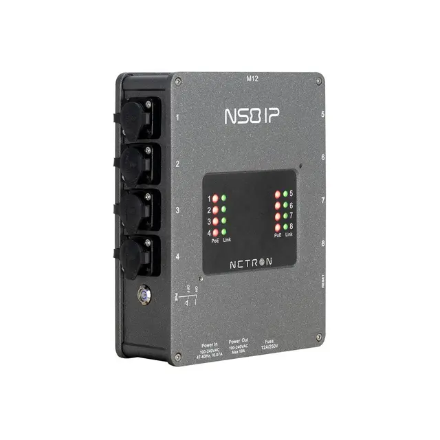 Obsidian Netron NS8 IP Støtte for Artnet, sACN, MA-Net og X-Net 