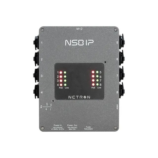 Obsidian Netron NS8 IP Støtte for Artnet, sACN, MA-Net og X-Net 