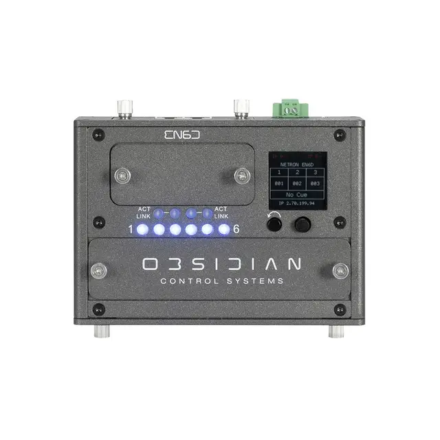 Obsidian Netron EN6D RDM, Artnet og sACN til IDC Gateway 