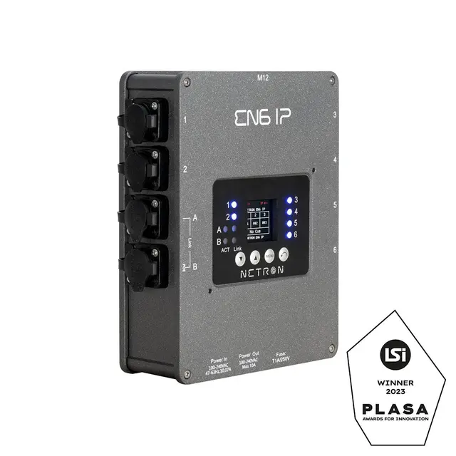 Obsidian Netron EN6 IP IP65 Ethernet til DMX Gateway 