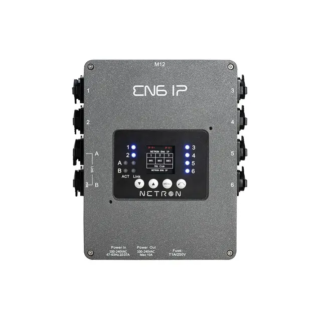 Obsidian Netron EN6 IP IP65 Ethernet til DMX Gateway 