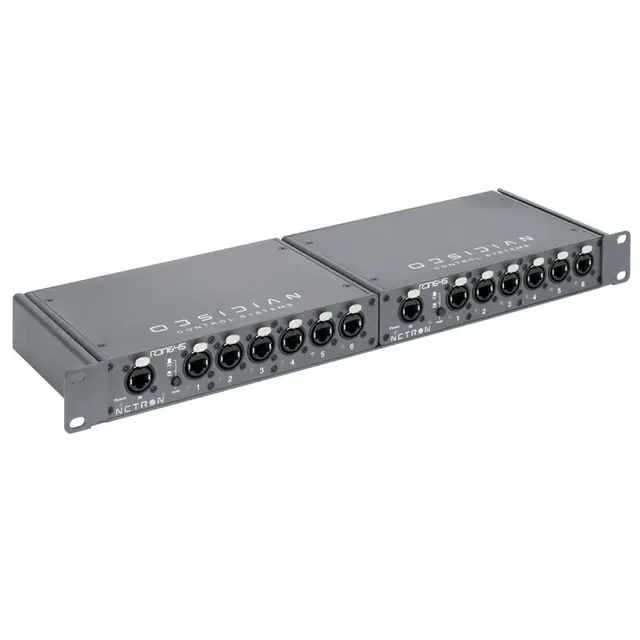 Obsidian Netron RDM645 RDM Splitter 1x6 RJ45 1/2 Rack 