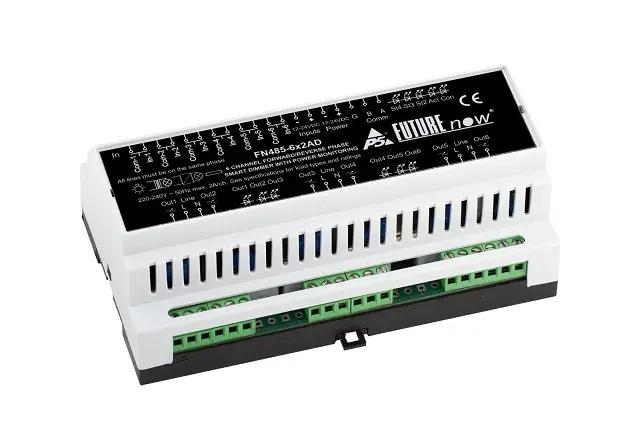 P5 Future Now 6 Channel FN485 Bus Smart Dimmer with Energy Metering 