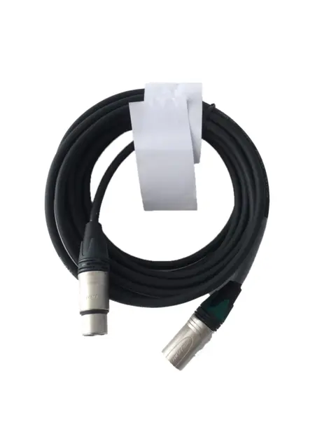 PROkabel DMX-5 kabel 15M, Neutrik 5 pin Neutrik NX5MXX -> NC5FXX 