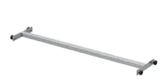 Rectangular tube for connecting to racks Length 163,5 cm