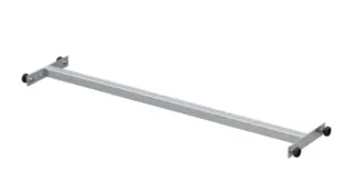 Rectangular tube for connecting to racks Length 163,5 cm