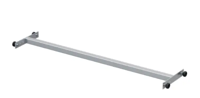 Rectangular tube for connecting to racks Length 163,5 cm 