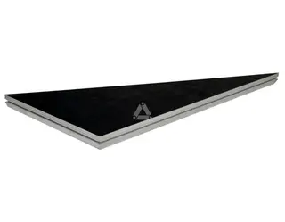Stagedex Basicline 2x1M Triangle Left 20 Kg, 9cm, 750 Kg/m²