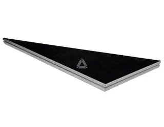 Stagedex Basicline 2x1M Triangle Right 20 Kg, 9cm, 750 Kg/m²