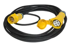 SRS Motor Control cable 16A-4P - 15m Length 15 meter115V - YELLOW