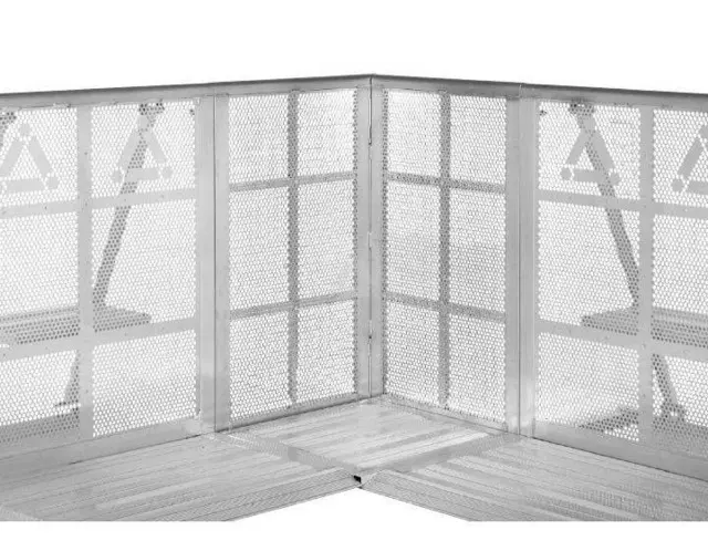 Prolyte BARRIER CORNER BASE 90° ALU. Lightweight crowd control system 