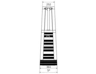 Prolyte BARRIER FIXED CRNR 5DGR OUTSIDE Lightweight crowd control system