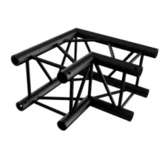 Prolyte H30V-C003  2-WAY Corner 90° Sort Firkant trosse