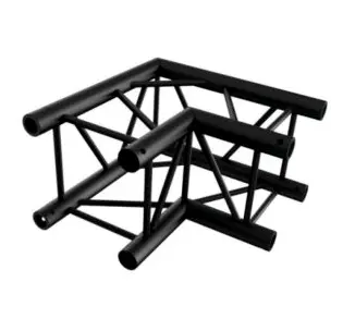 Prolyte H30V-C003  2-WAY Corner 90° Sort Firkant trosse 
