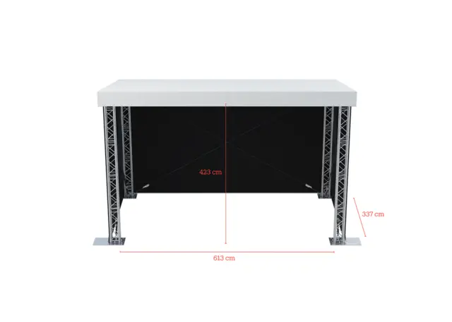 Prolyte 6x4 Mini Flat Roof Konsert og eventscener 