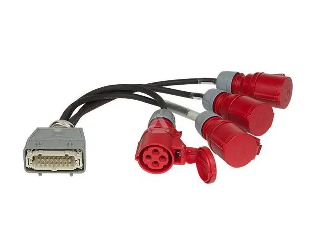 Prolyft Break-out 16P connector male to 4x 16A-4P female 