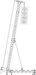 Prolyte Rigging Tower 7M, 800 Kg Special Parts only - 1 tårn