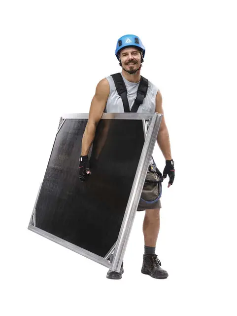 Stagedex Slimline GM5 100x100 Black 16 Kg, 5cm, 500Kg/m², One hand pocket 
