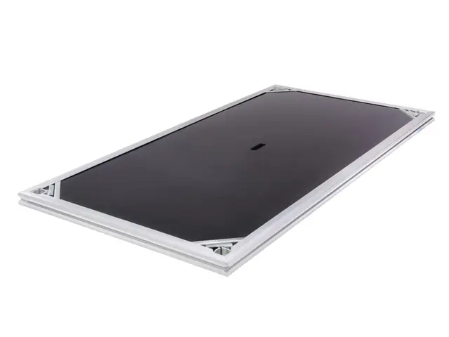 Stagedex Slimline GM5 100x100 Black 16 Kg, 5cm, 500Kg/m², One hand pocket 