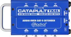 Radial Catapult TX4L 4ch transmitter, balanced i/o