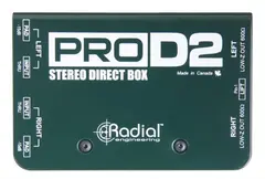 Radial PRO D2 Stereo Passiv DI Designet for keyboard