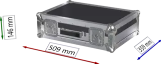 Capro Kasse for Behringer xTouch Utvendige mål: 300 x 450 x 90mm 9kg