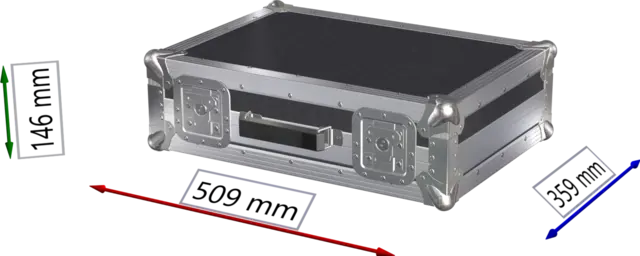 Capro Kasse for Behringer xTouch Utvendige mål: 300 x 450 x 90mm 9kg 