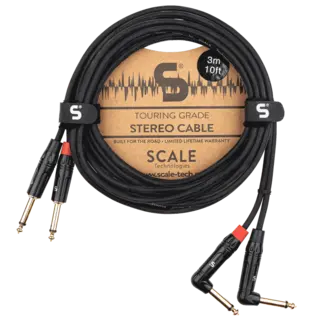 Scale Technologies Stereo Jack 1.5 meter Stereo cable, Touring Grade