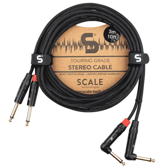 Scale Technologies Stereo Jack 6 meter Stereo cable, Touring Grade 