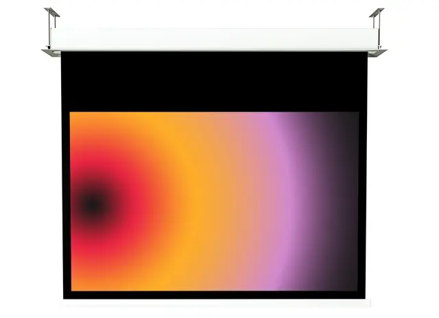 Screenline INCEILING 1:1 300 x 300 u/sorte kanter, lystett, gain 1,0 
