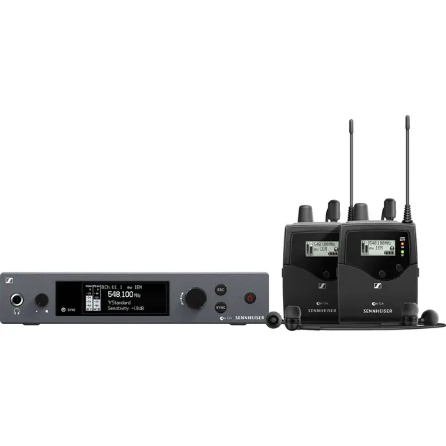 Sennheiser IEM G4 TWIN G-Range IEM 2 x bodypack + transmitter 