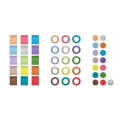 Sennheiser EW-D COLOR CODING SET Sets of  magnetic color indicators