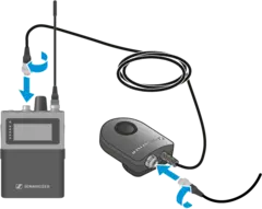 Sennheiser Spectera SEK COM Command adapter,(toggling, muting, PTT)