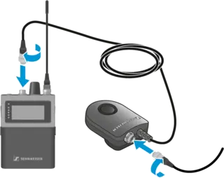 Sennheiser Spectera SEK COM Command adapter,(toggling, muting, PTT)