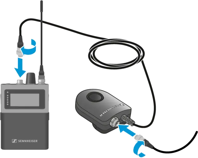 Sennheiser Spectera SEK COM Command adapter,(toggling, muting, PTT) 