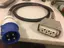 SRS 32A BLUE Power input cable 230V, 2M for Hybrid Harting - RUBBER BLACK Cable