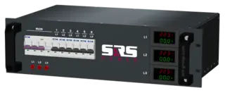 SRS PDU out: 6xSC, 1xRCD, 3xVAmeter 3U, in: CEE32/5+T cable 1.5m
