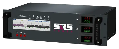 SRS PDU out: 6xSC, 1xRCD, 3xVAmeter 3U, in: CEE32/5+T cable 1.5m 