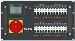 SRS PDU634XRDY 6U Hybrid 230/400V 24xRCBO, In Han32B 3x63A, Out 4xSoca