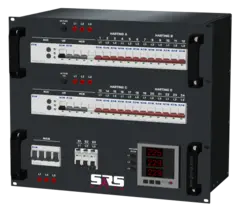 SRS PDU 4xCEE32/5, 6xRGU, PM 9U, in: CEE125/5, out: 2xCEE63/5