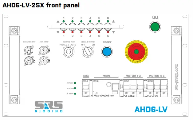 SRS AHD6-LV-SX Advanced Dig Motor controller, 2 x SOCA19 Out 