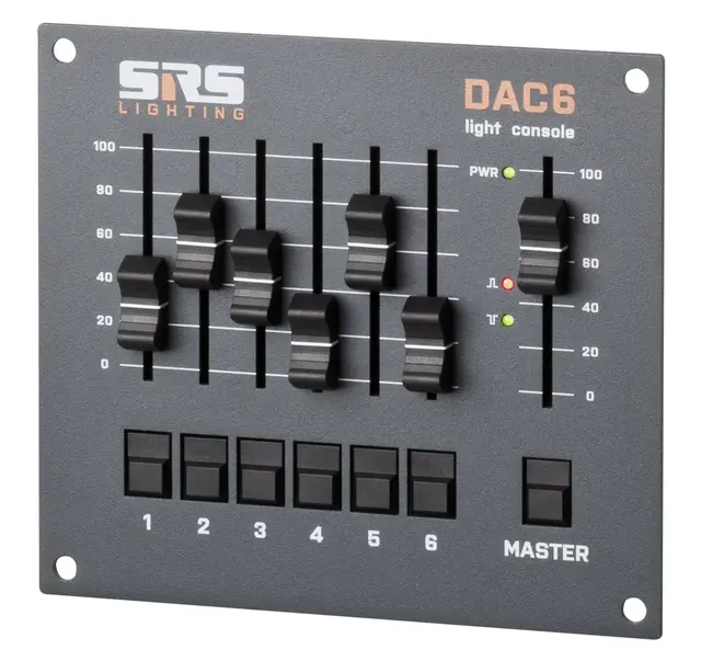 SRS DAC6W Alps 6 fader DMX Control WAGO connect, NO PSU 