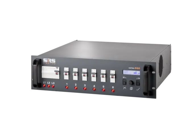 SRS DDPN60 6025-8 Socapex 32A 6x25A / 5.7kW, GFI 