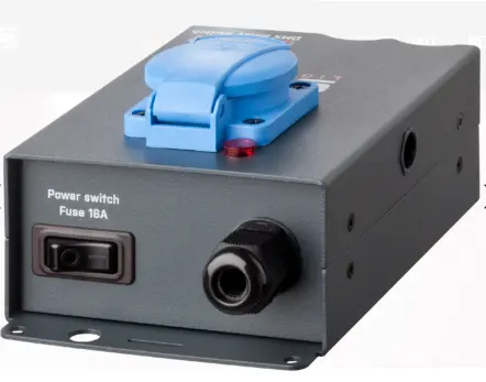 SRS DMX1SW-5 SC, 1-kanals rele switch 1 x 16A 1 x True 1 out. 